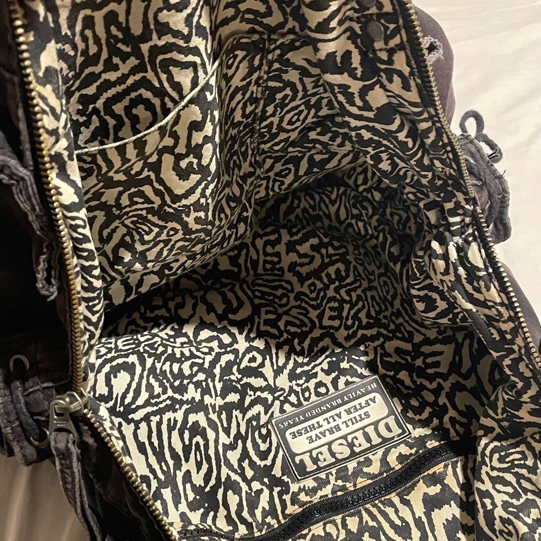 DIESEL y2k archive tote bag ブラック