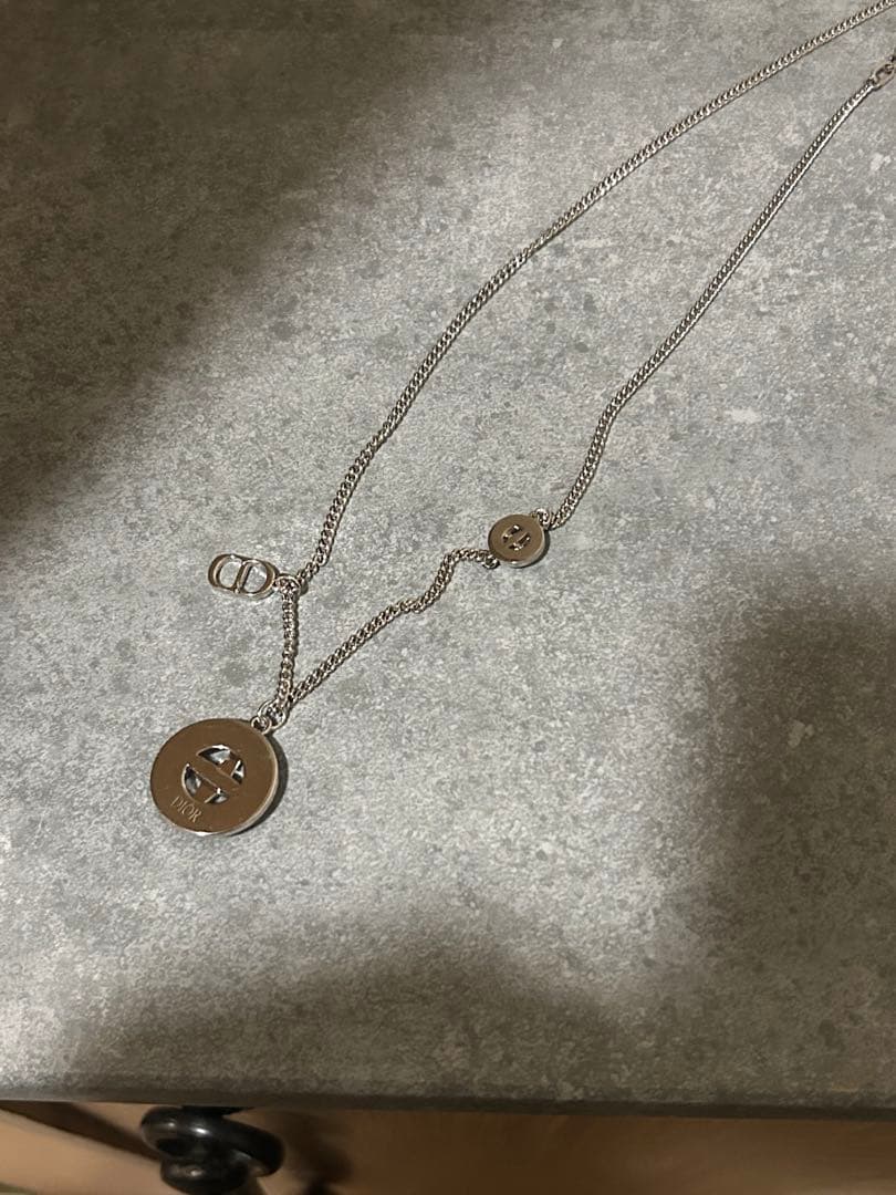 Dior シルバー チェーンネックレス