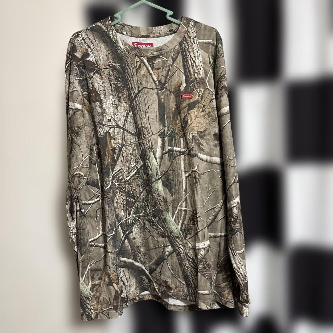 トップス Supreme Small Box L/S Tee Realtree Camo