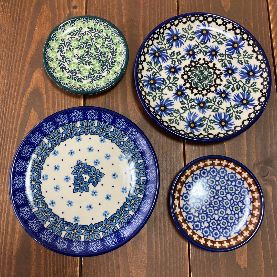 ポーランド食器　プレート　４点セット