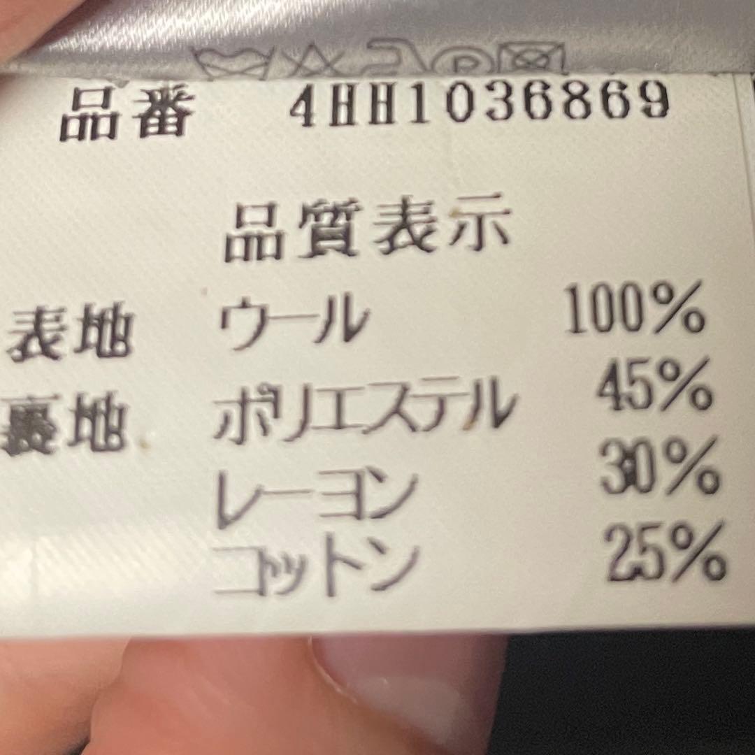 美品【DIOR HOMME】エディ期トレンチ型ウールコート 襟レザー メンズ44