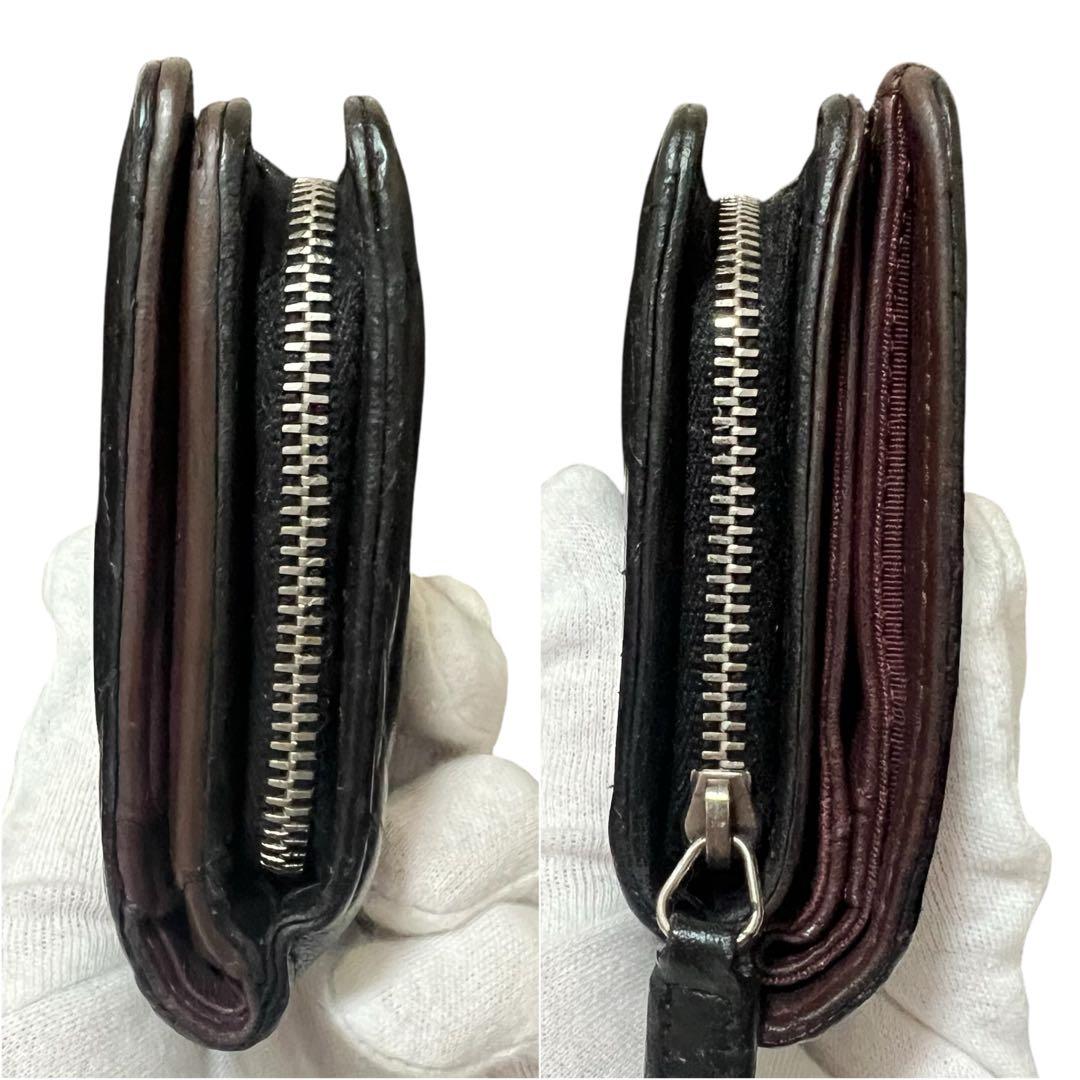 CHANEL シャネル マトラッセ ラウンドジップ ミディアム 二つ折り財布