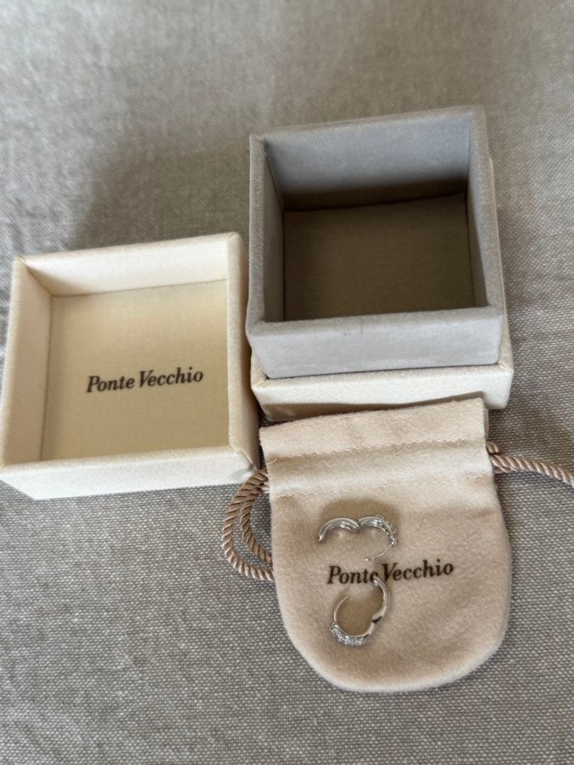 ポンテヴェキオK18ダイヤピアス