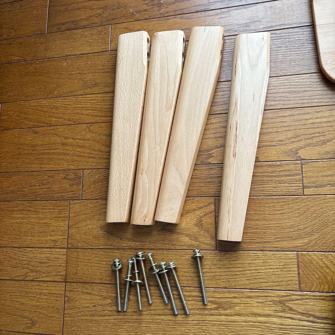 ちびぎゃら様リクエスト品】ニトリ センターテーブル 天然木 Nコレ幅100cm