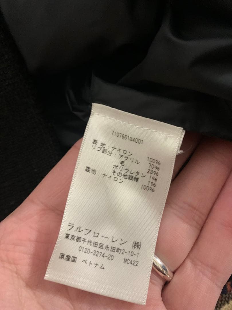 ポロラルフローレンMA-1フライトジャケット ブラック50s 60s y2k