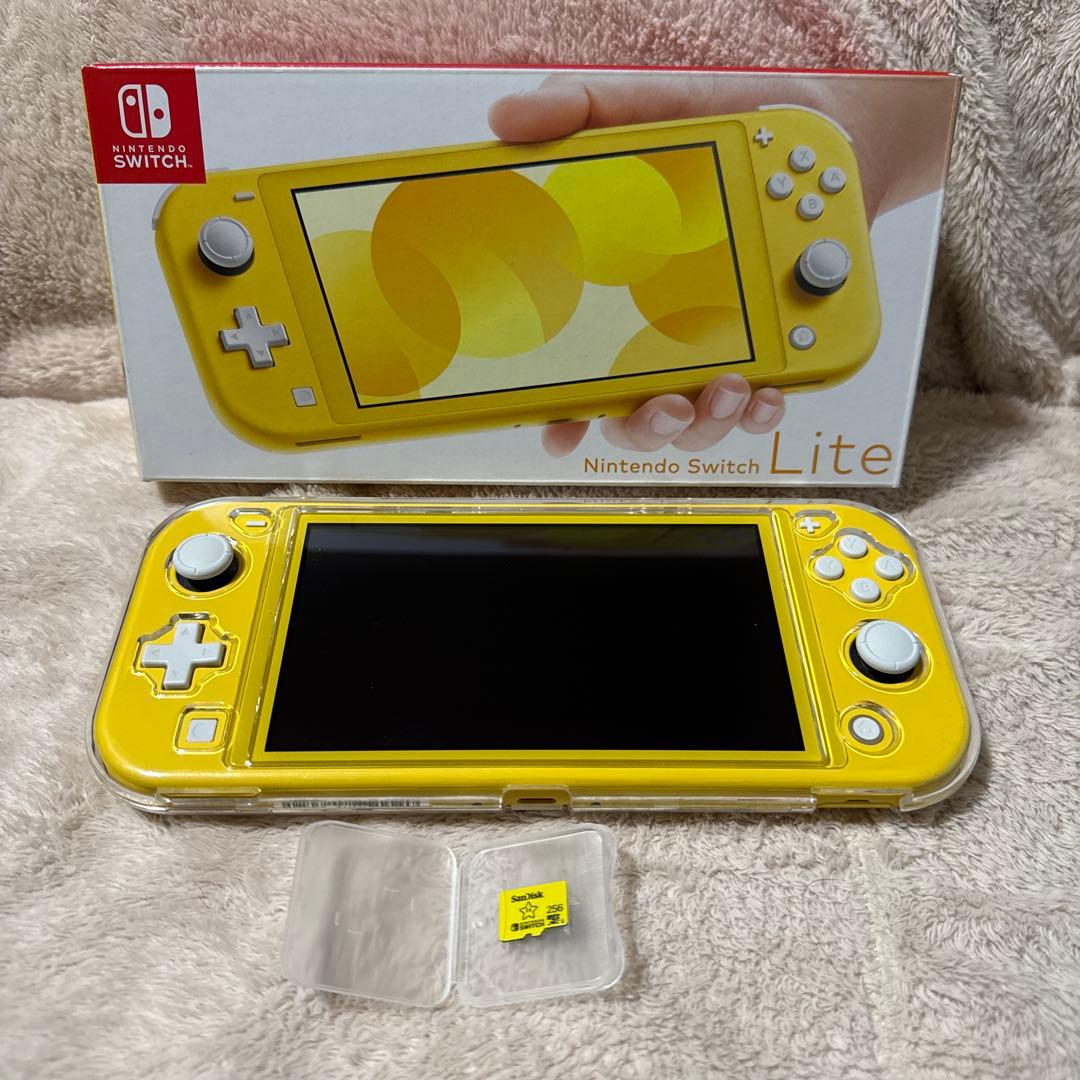Nintendo Switch Liteイエロー 本体256GB SDカード付き