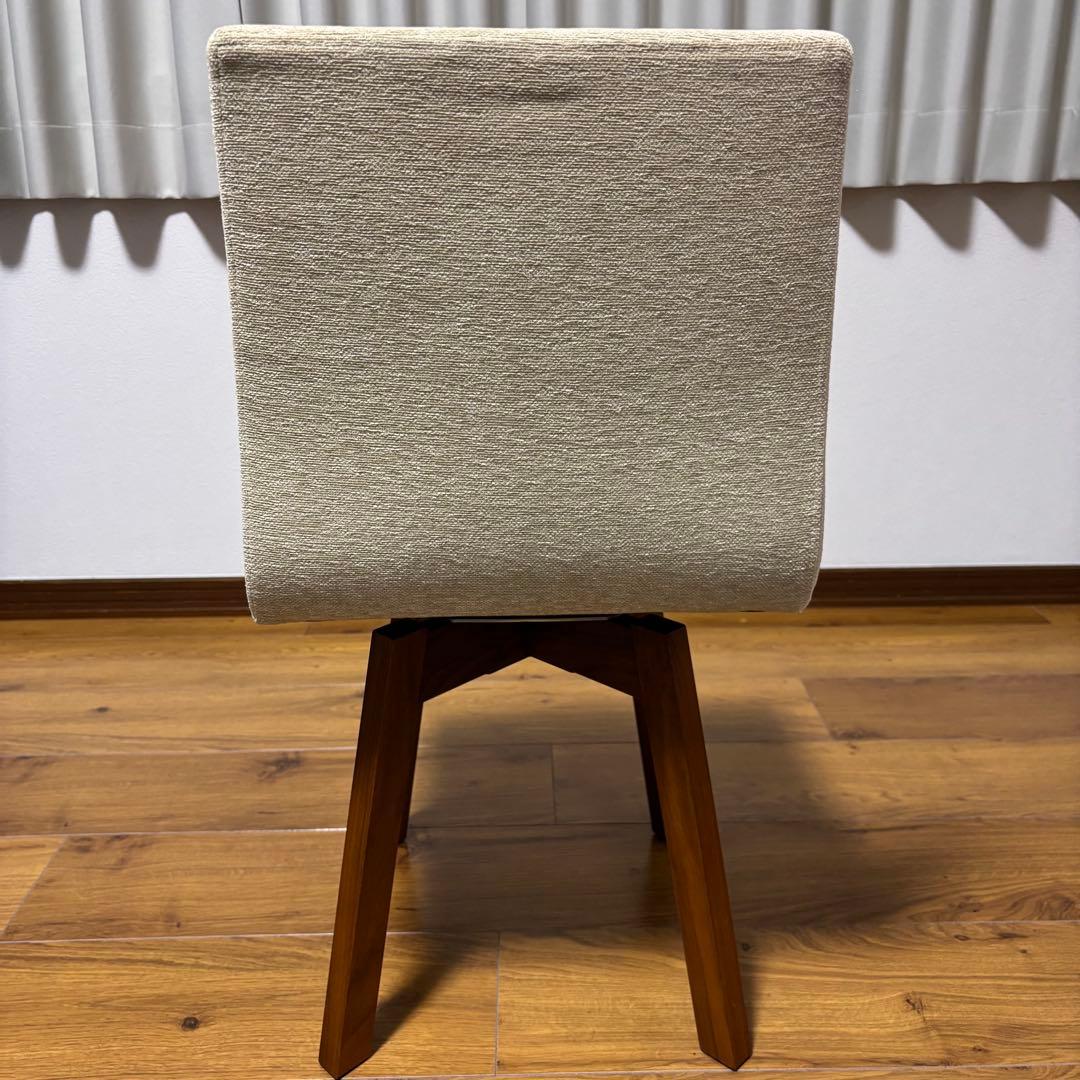 【良品】レグナテック ロタンテ ダイニングチェア 回転ベース オーク無垢材