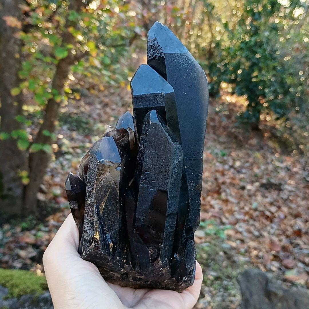 【明日発送可】激レア マダガスカル産 5A モリオン 黒水晶 厄除け 浄化 原石