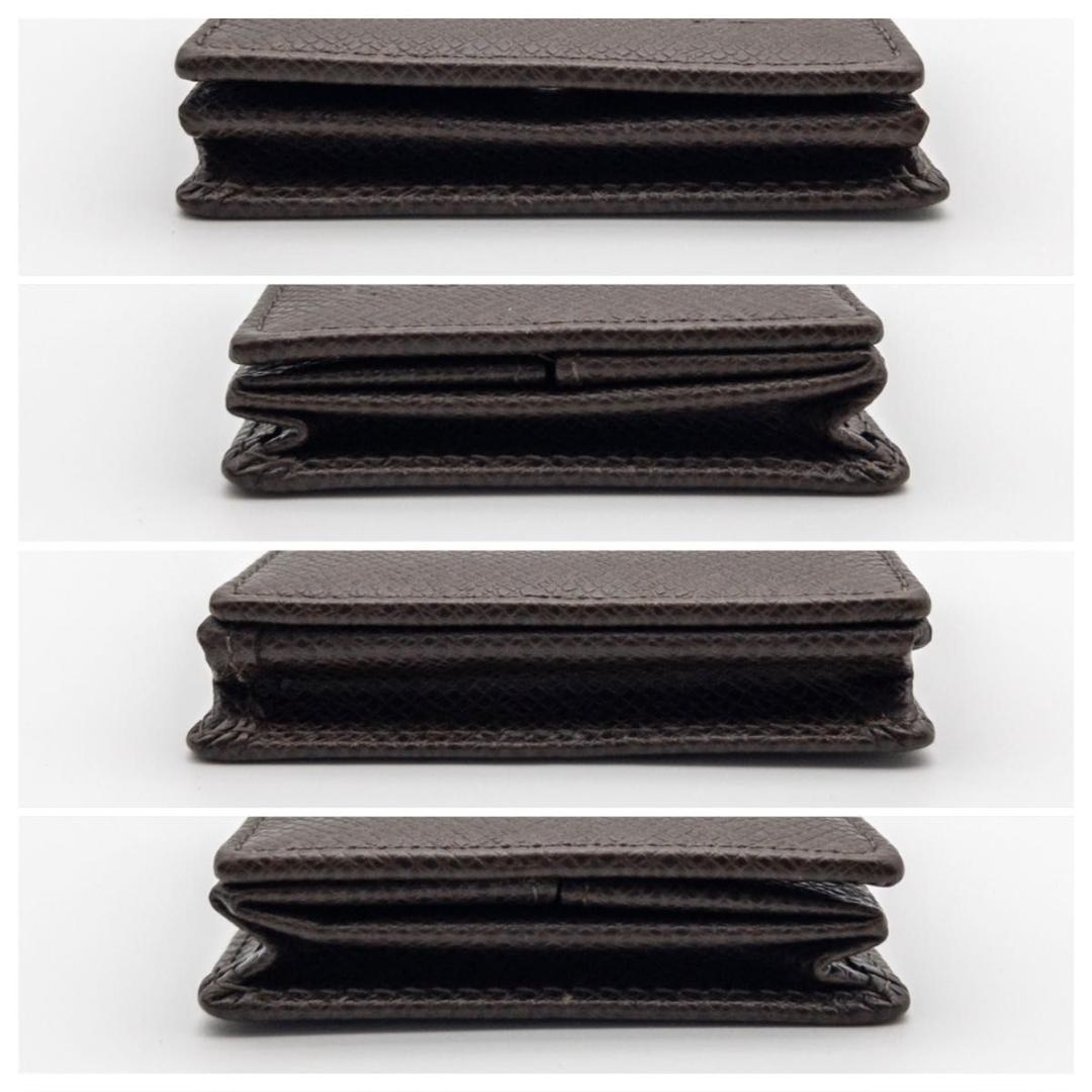 【極美品】ルイヴィトン　ポルトモネボワット　タイガ　ケース　グリズリ　茶色