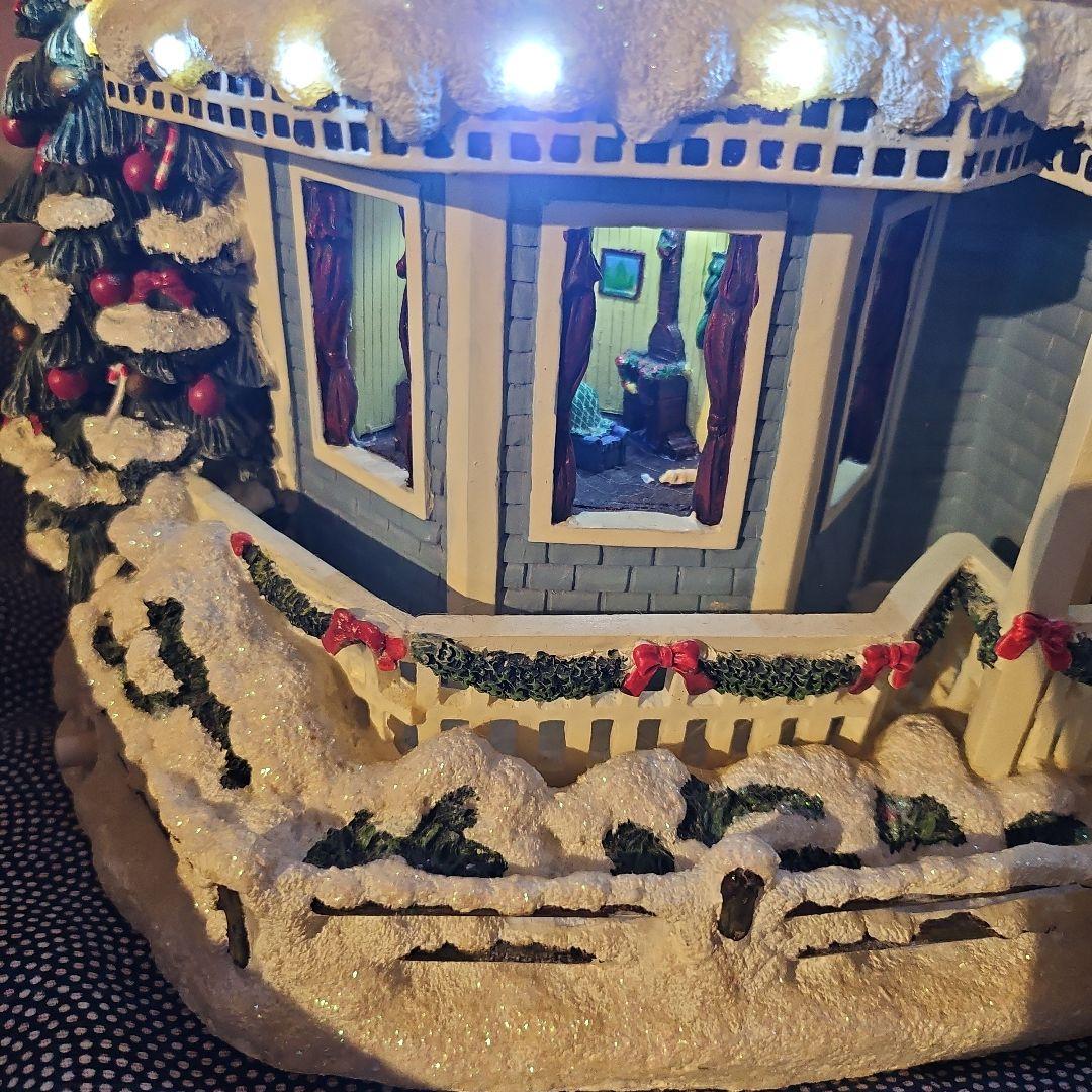 【美品稼働確認】トーマス・キンケード　クリスマス　ジオラマ　オーナメント