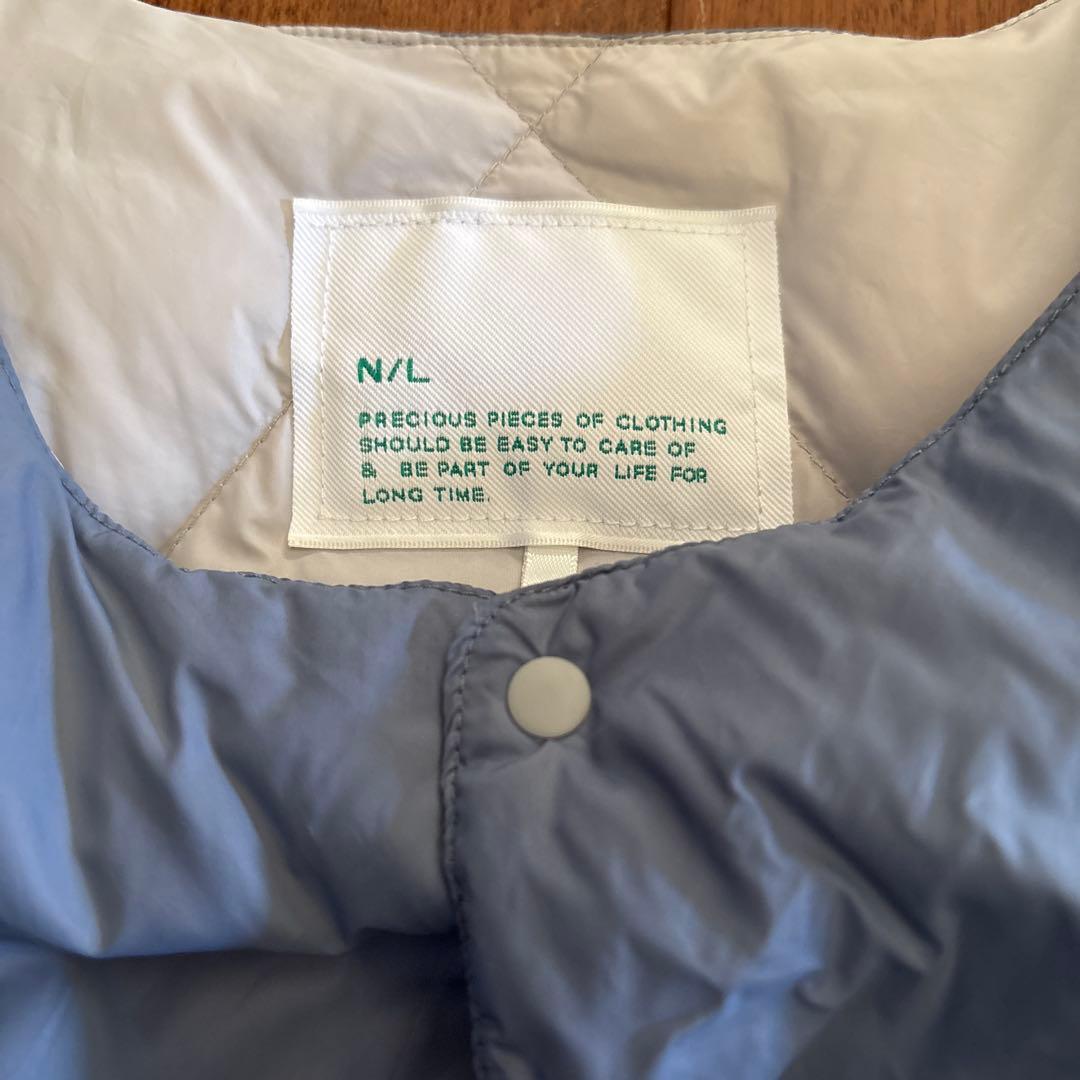 ナチュラルランドリー　インナーダウンベスト