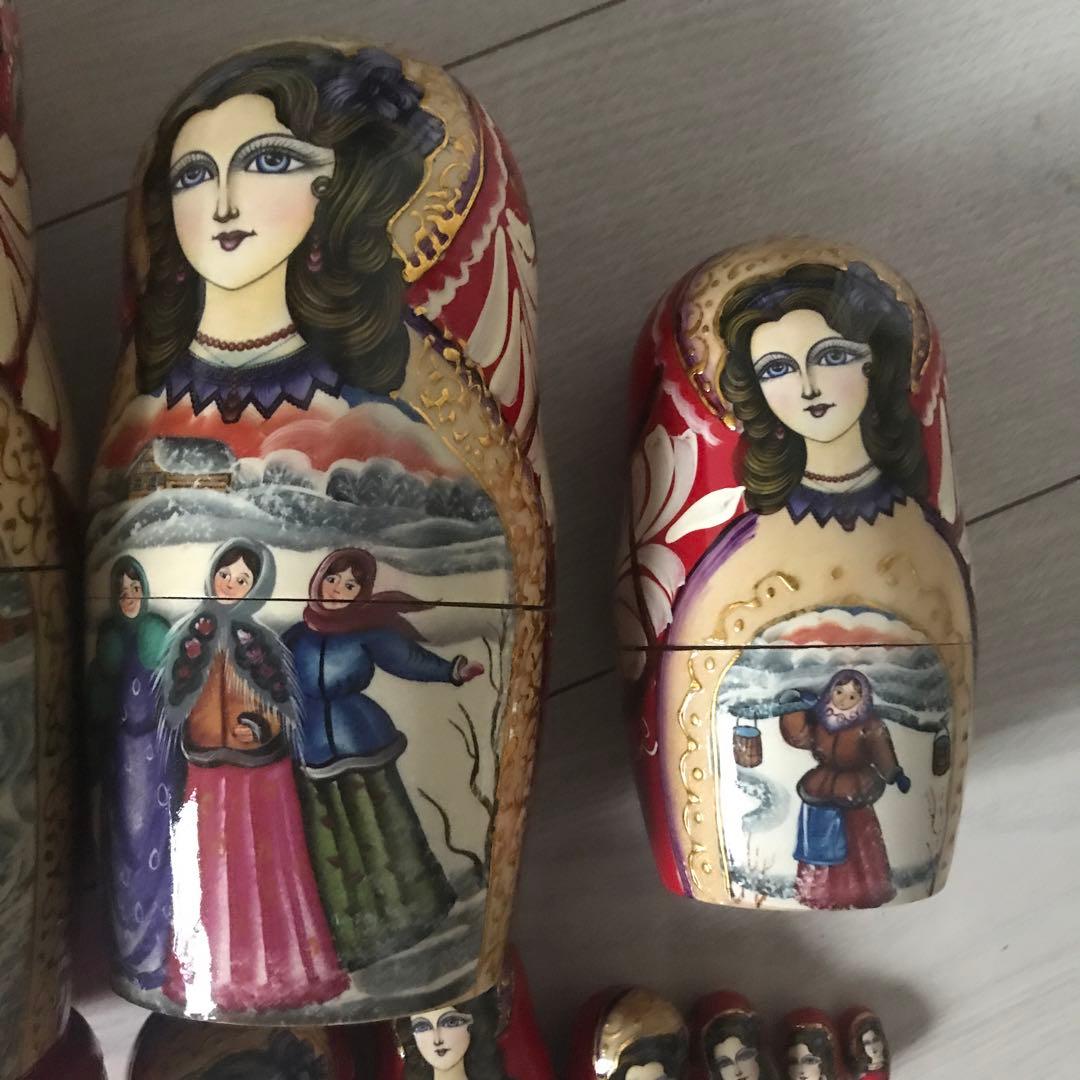 ロシア　マトリョーシカ　巨大　高さ約25.5cm