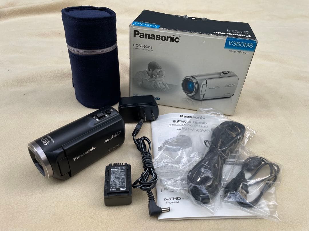 美品　Panasonic デジタルビデオカメラ　HC-V360MS