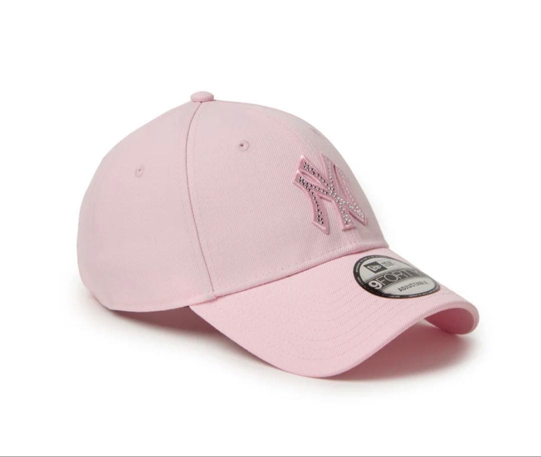 完売！ニューエラ 9FORTY ラインストーン NY ピンク ヤンキース 正規品