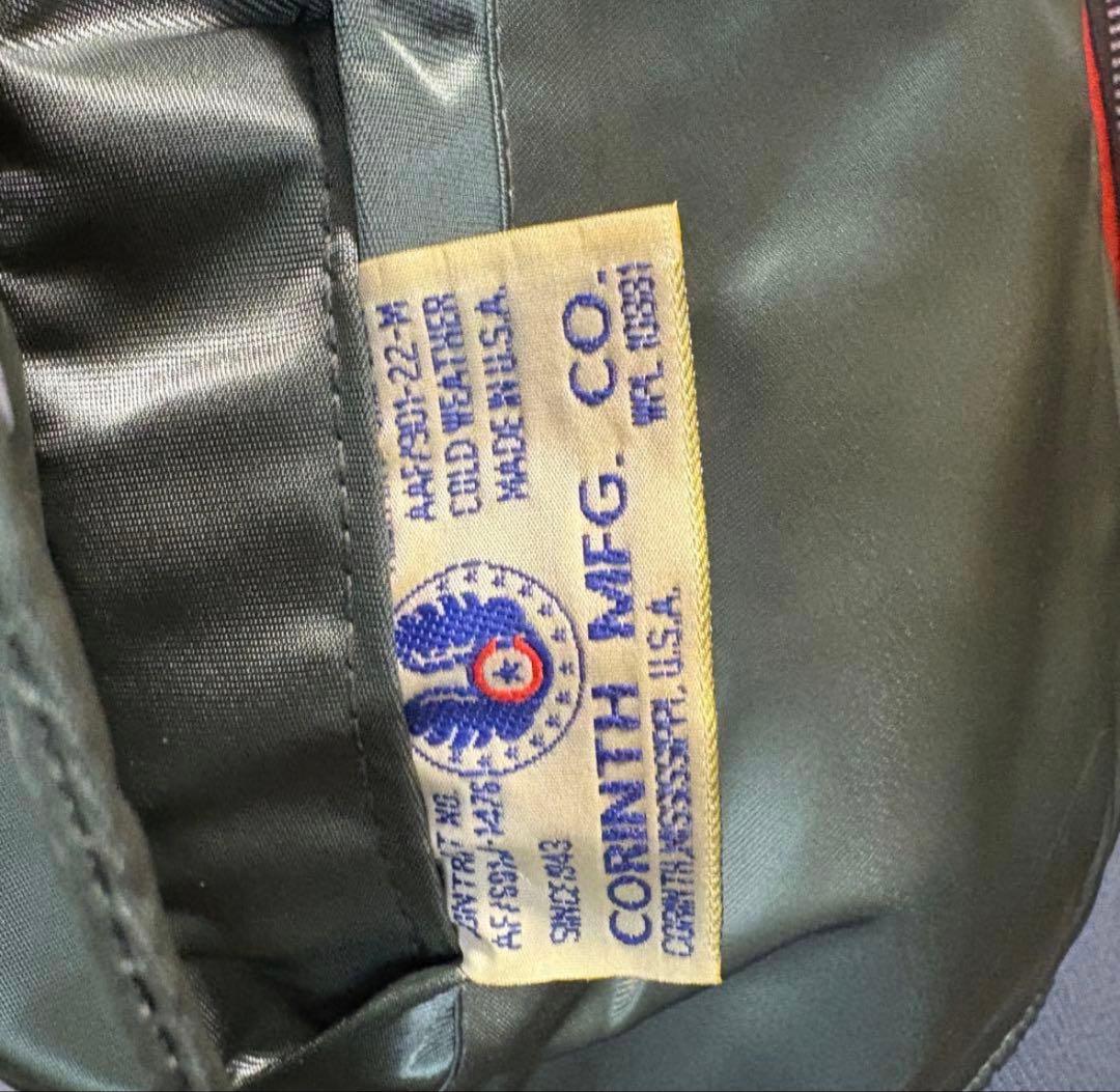 90s デッドストック corinth MA-1 USA製　フライトジャケット