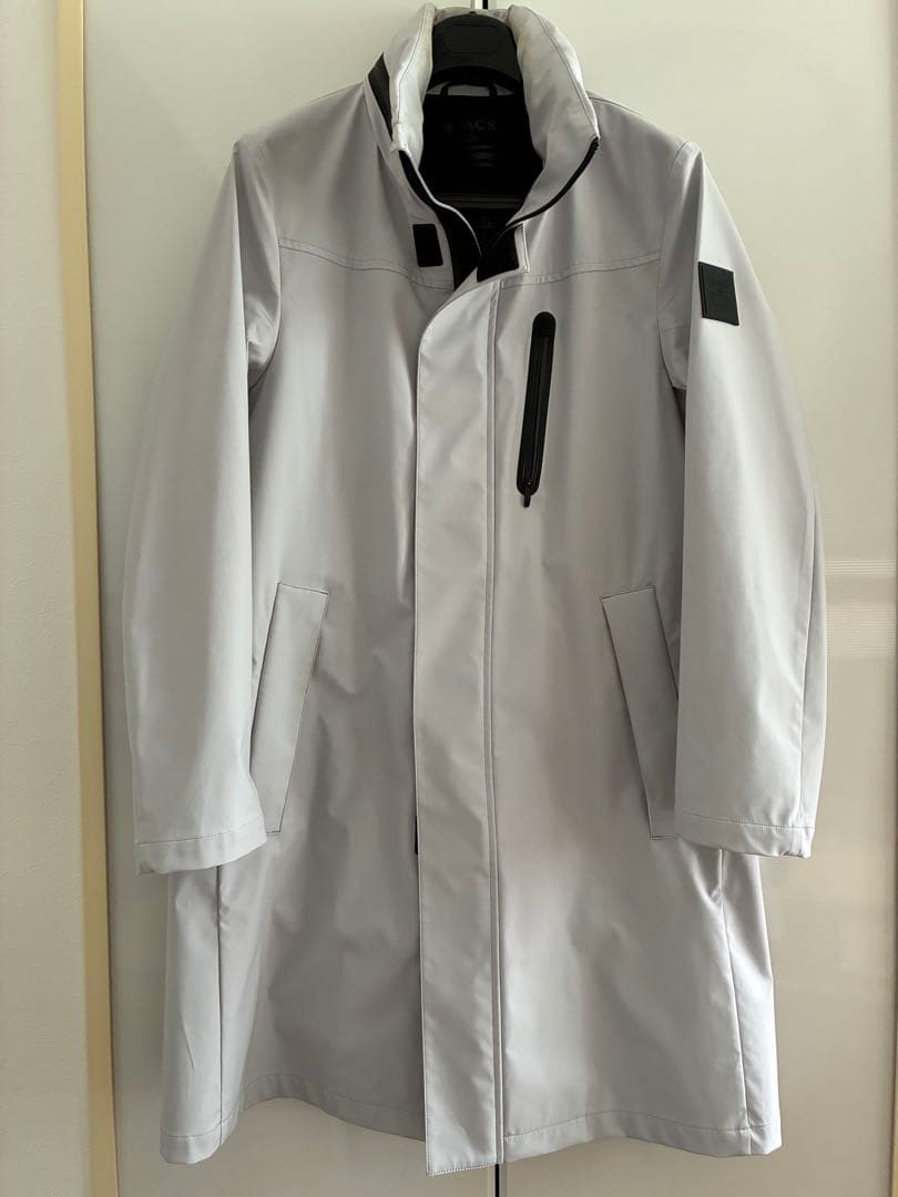 BLACK lab ステンカラーコート ホワイト