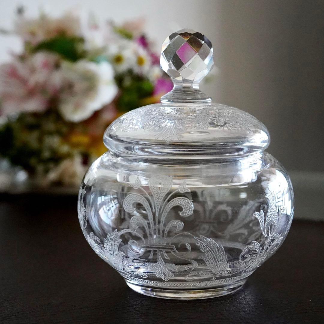 希少サイズ★オールドバカラBACCARAT★オステンド 小物入れ★ボンボニエール