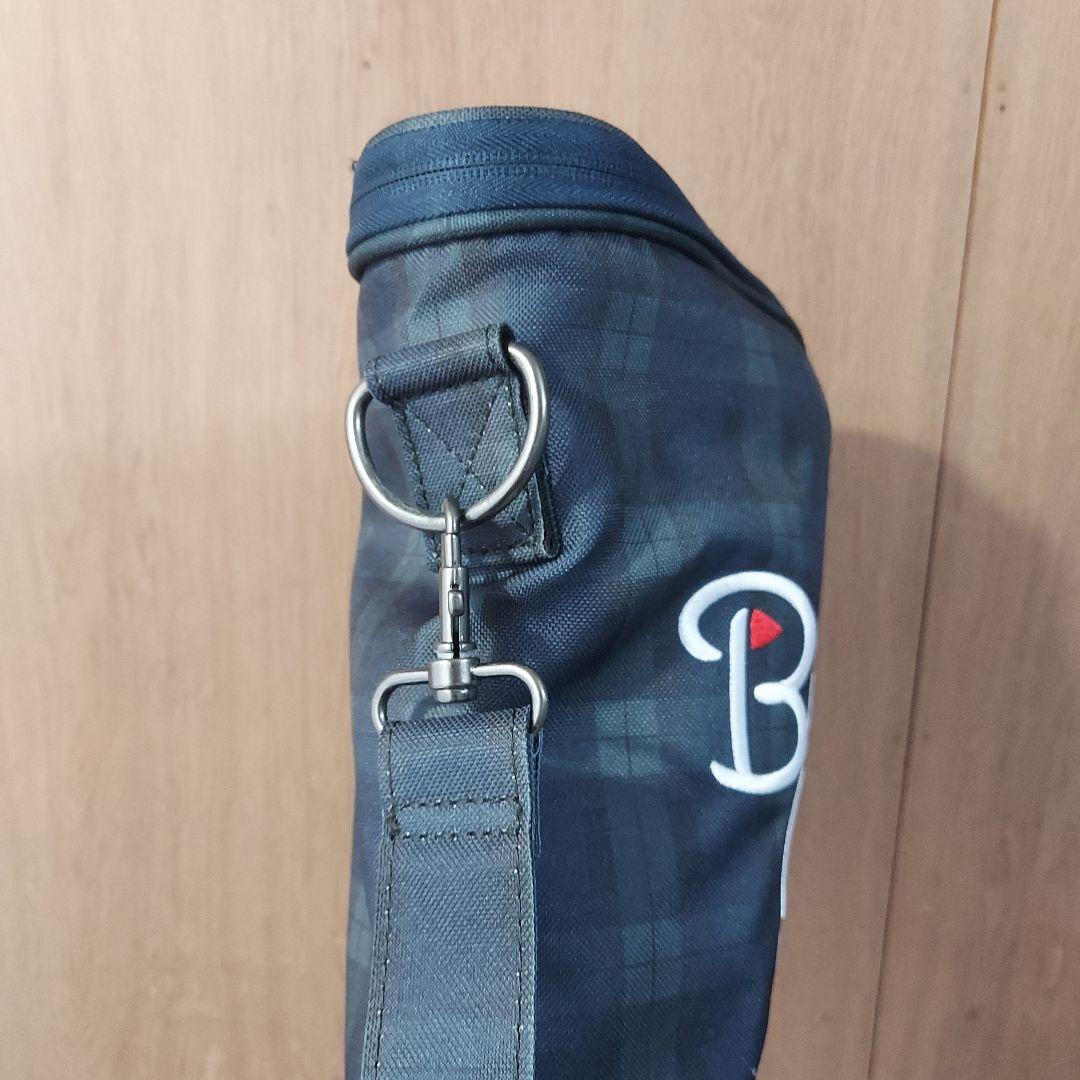 極美品〈BEAMS GOLF〉クラブケース ネイビー チェック柄