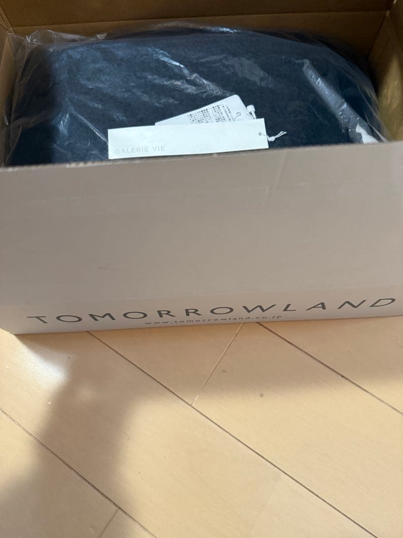 最終値下！試着のみ☆2024☆ギャルリーヴィー☆ダブルフェイスノーカラーコート☆