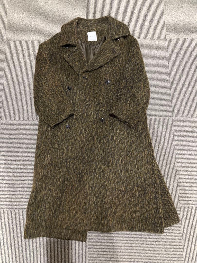 最終 CLANE MIX SHAGGY LADY COAT サイズ1