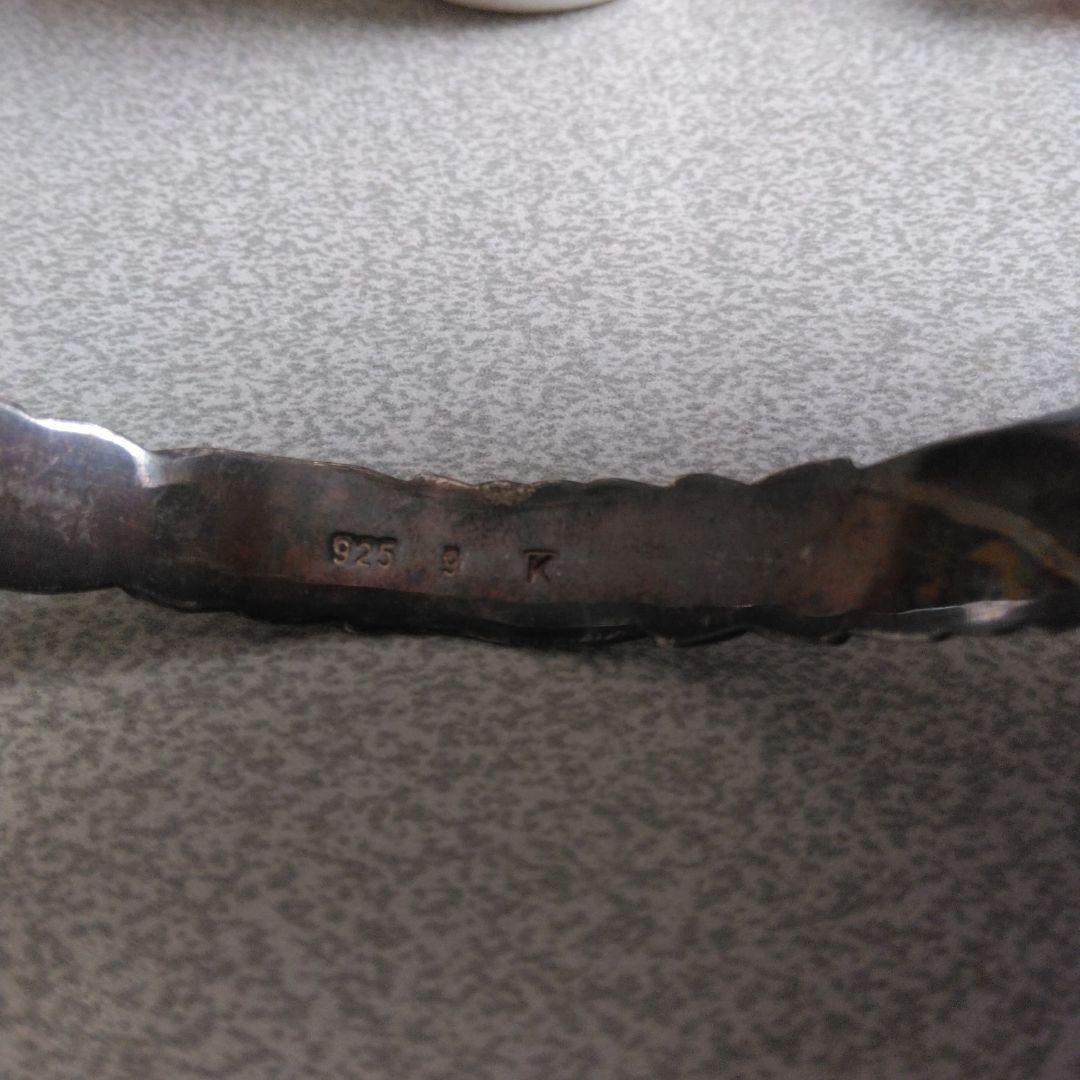 ハワイアン ブレスレット925シルバー ヴィンテージ風ブレスレット