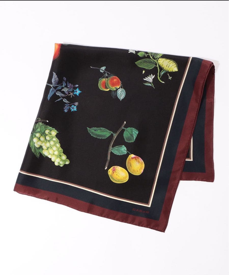 CABaN シルク HARVEST スカーフ（タグ付き・未使用新品）