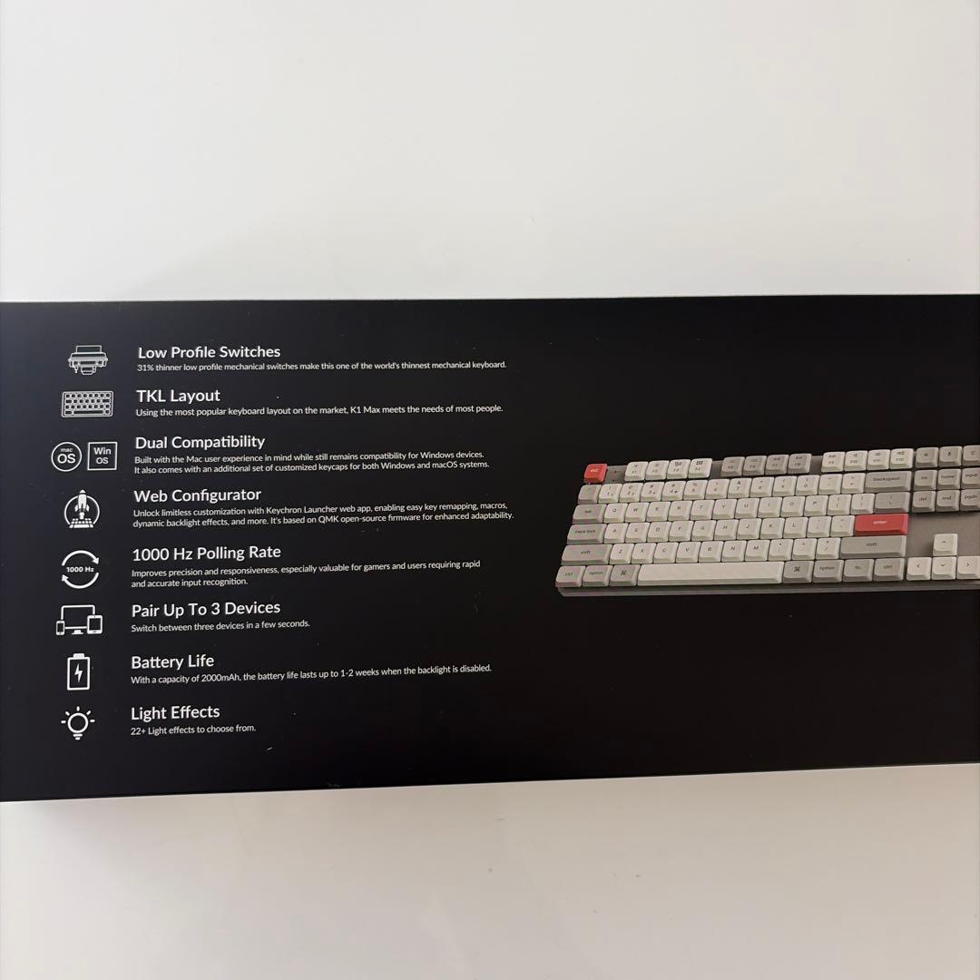 Keychron K1 Max ワイヤレスJISキーボード