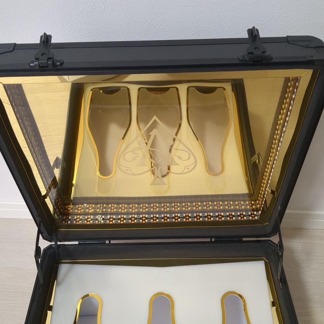 未使用品】アルマンド シャンパン アタッシュケース 3本収納 クラブ キャバクラ