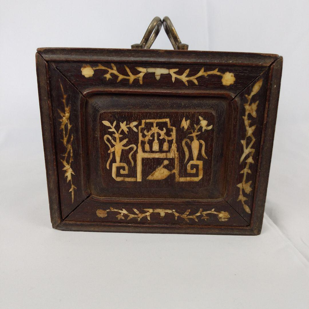 李朝化粧箱　李朝民芸家具　李朝家具　化粧箱　収納箱　木製箱　木箱　木工