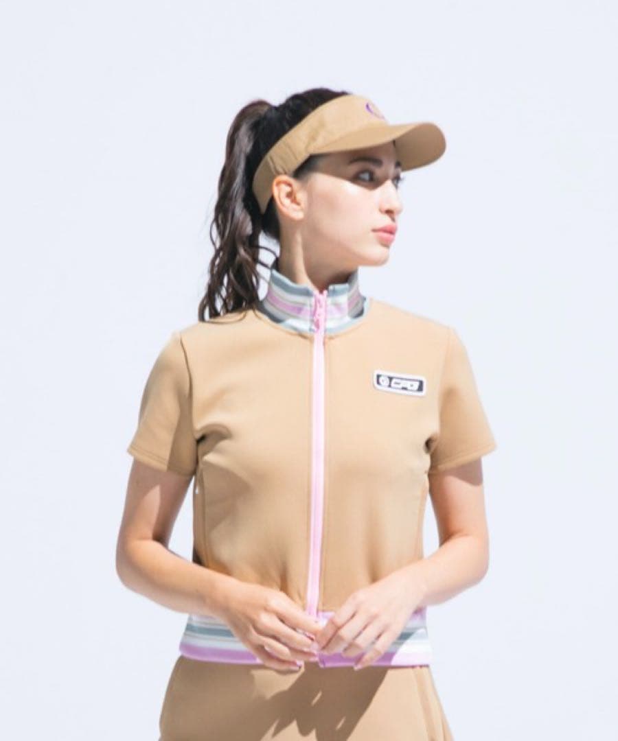 【タグ付き未使用】CPGゴルフ セットアップ【M】ベージュ