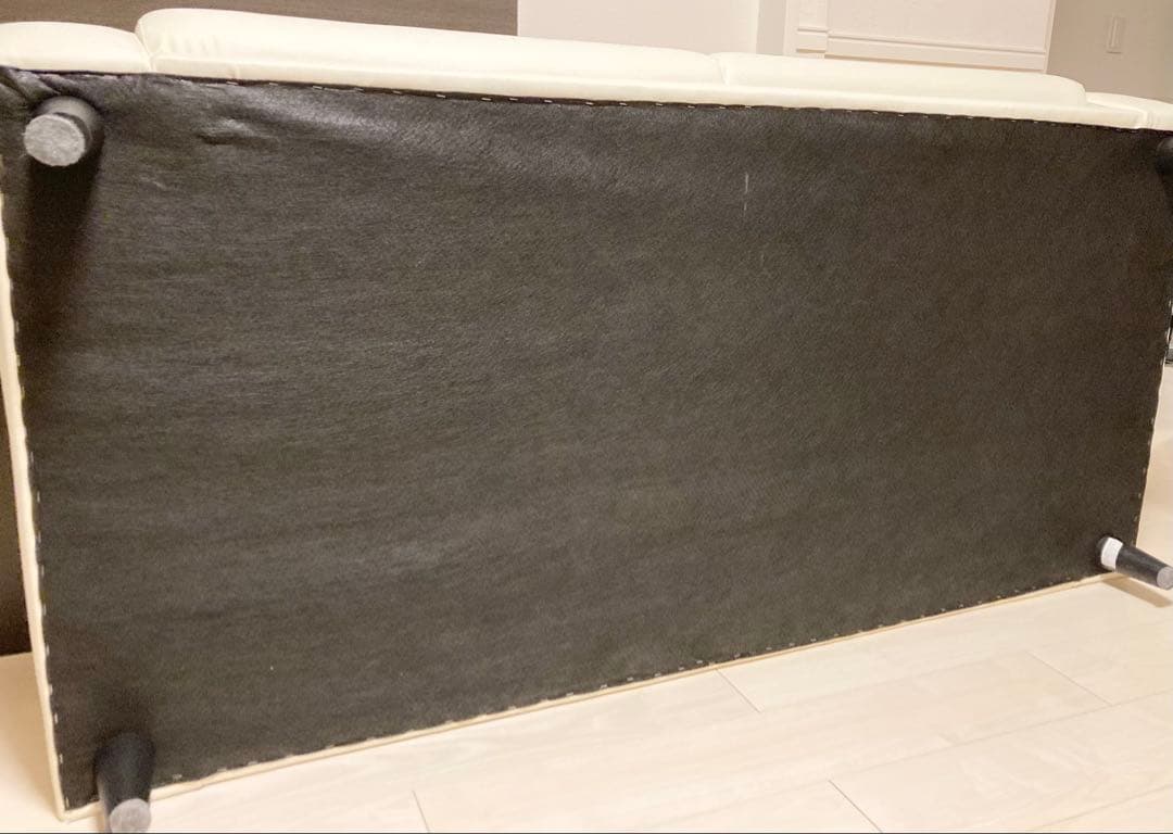 ニトリ ホワイト 2人掛けソファ MK02KD NシールドⅣ