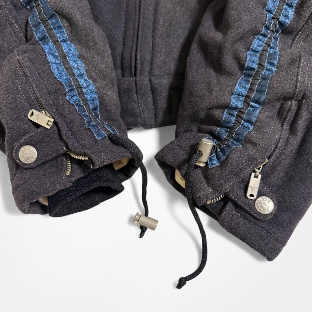 ジャケット・アウター 93AW Armani jeans arm cinch patch bomber