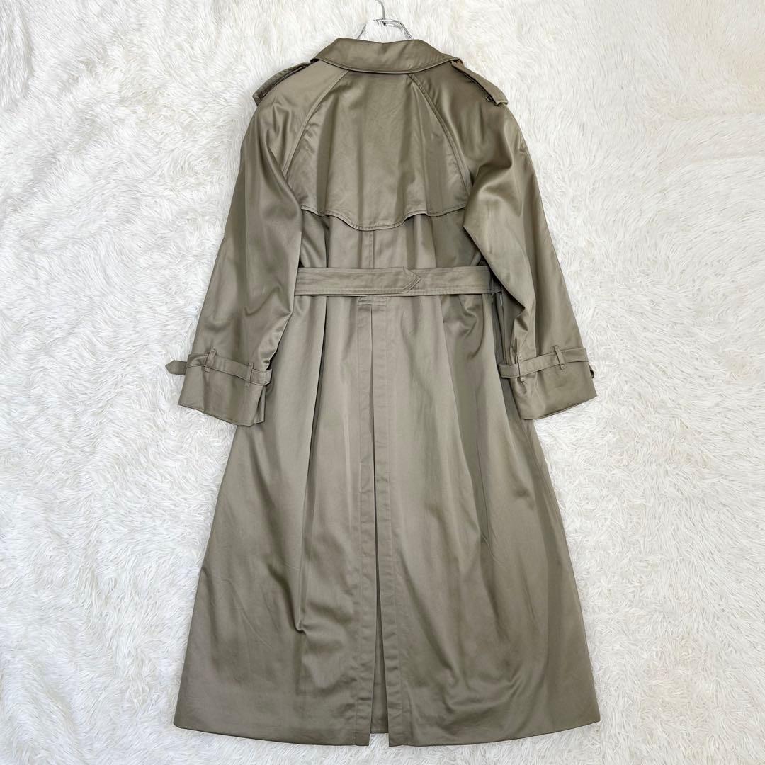 バーバリーズ トレンチコート ノバチェック カーキ系 レディース M