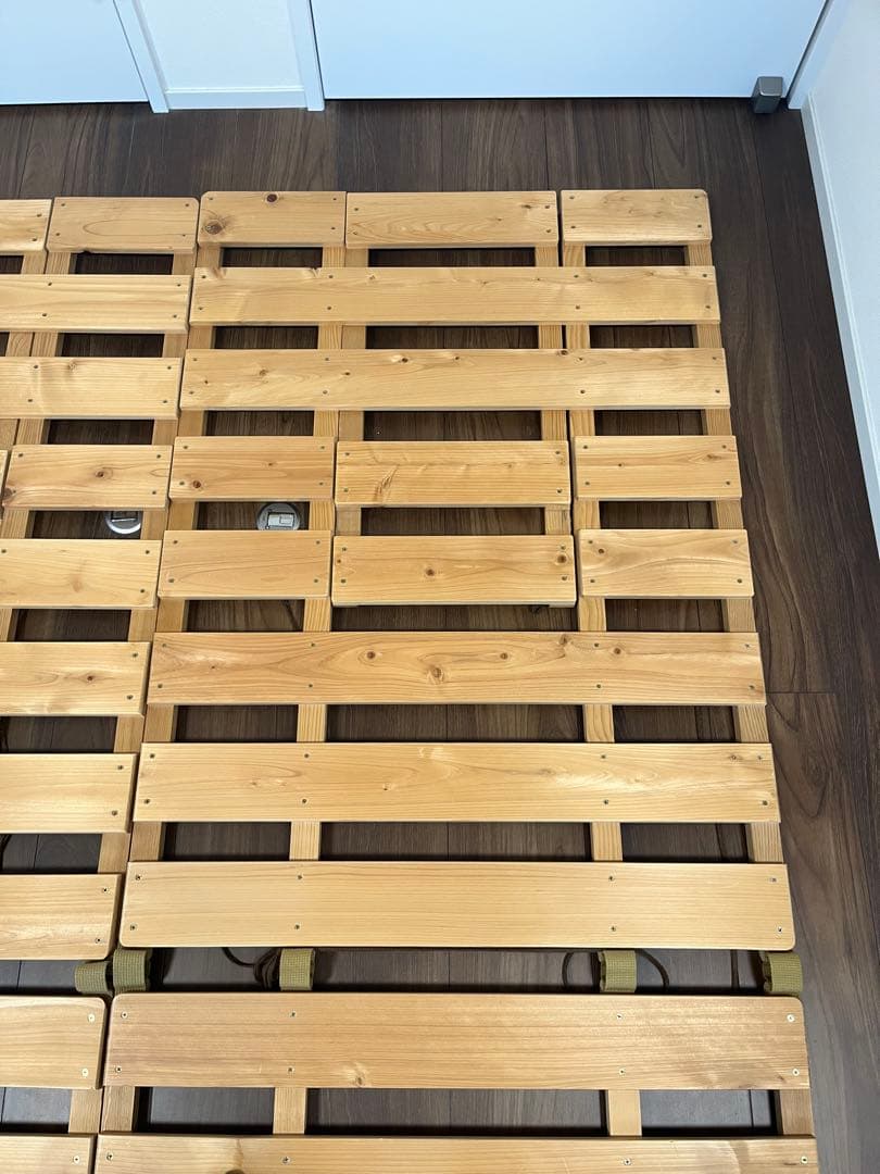 すのこ　ダブル　木製すのこベッド