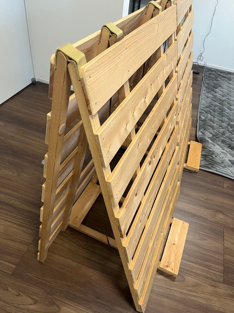 すのこ　ダブル　木製すのこベッド