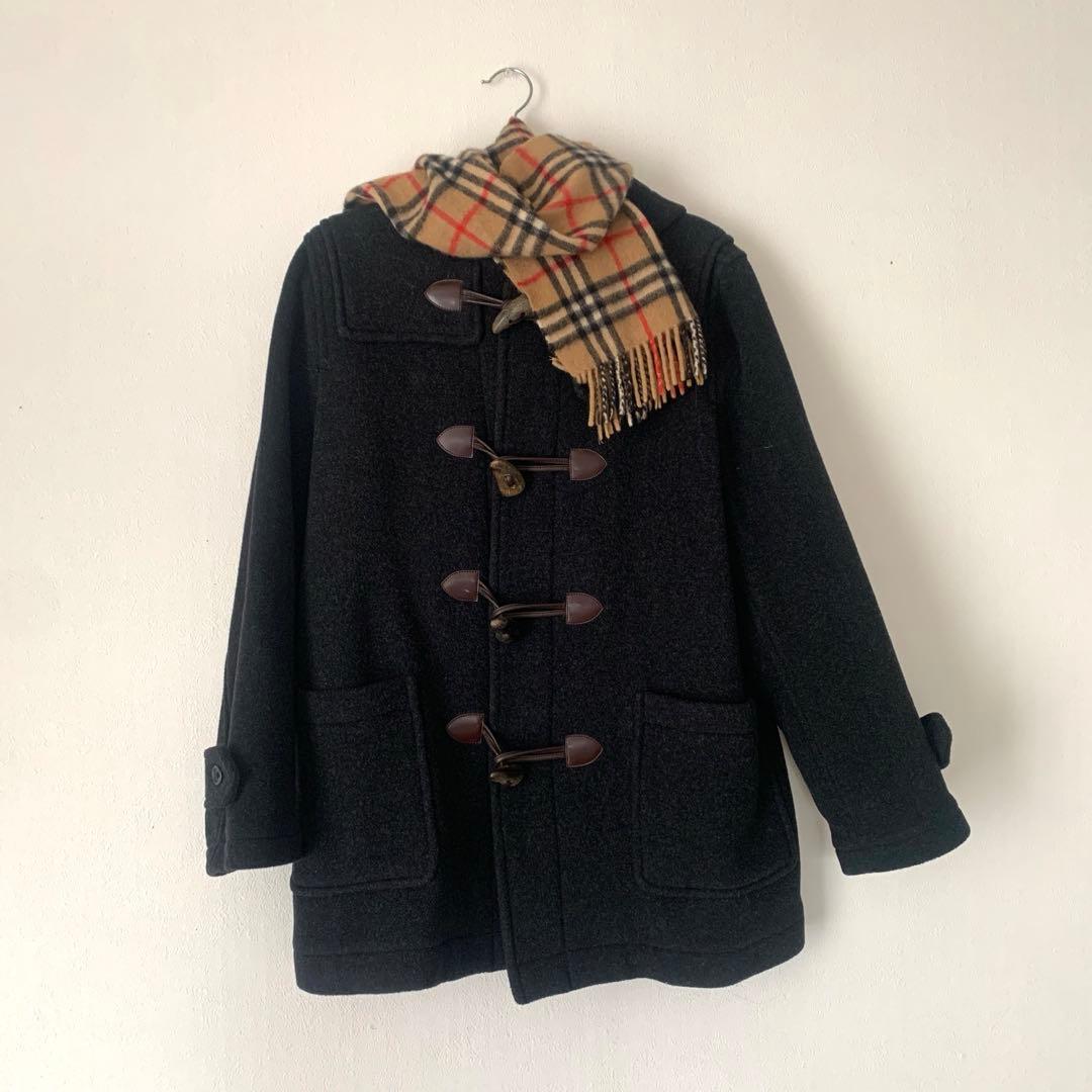 EASTBOYウール100%ダッフルコート11号ダークグレイ¥49000高校生
