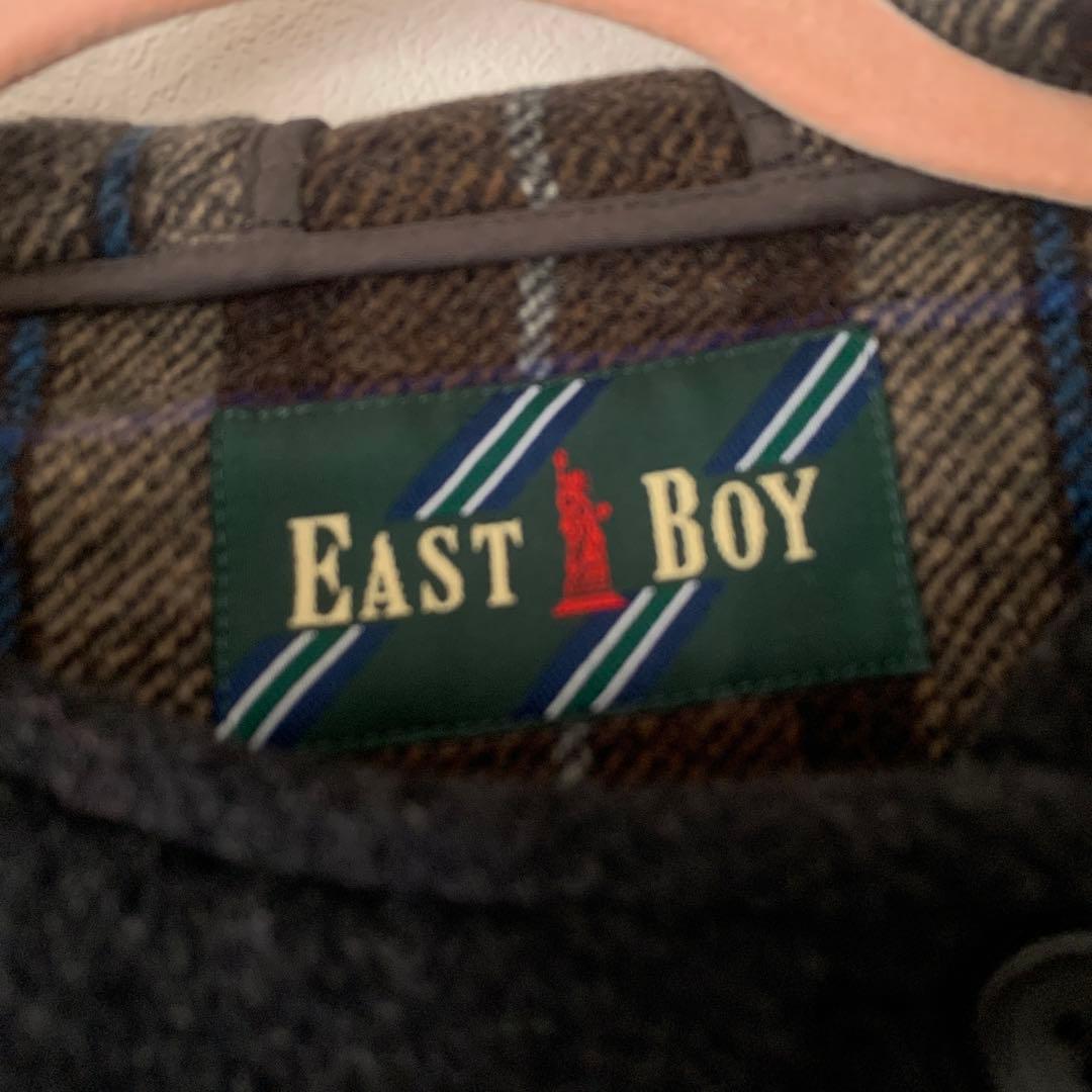 EASTBOYウール100%ダッフルコート11号ダークグレイ¥49000高校生