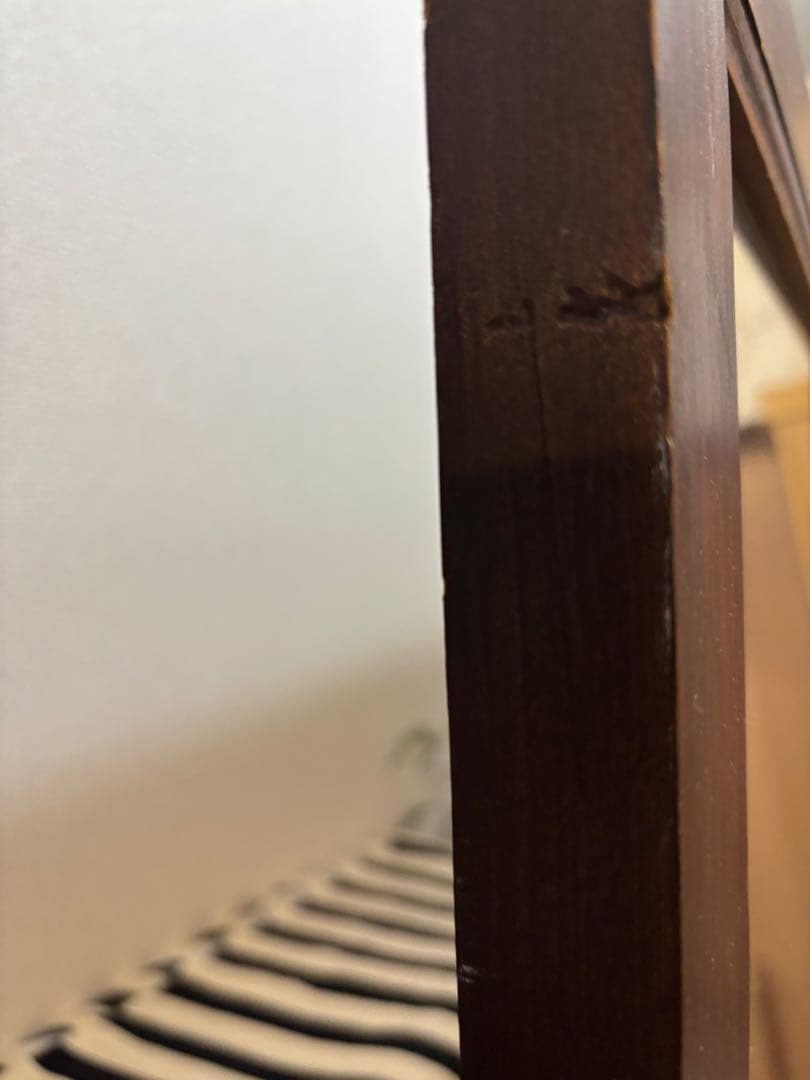 三越家具のブルージュデスクに合わせて購入の大型ウォールミラー 185×61cm