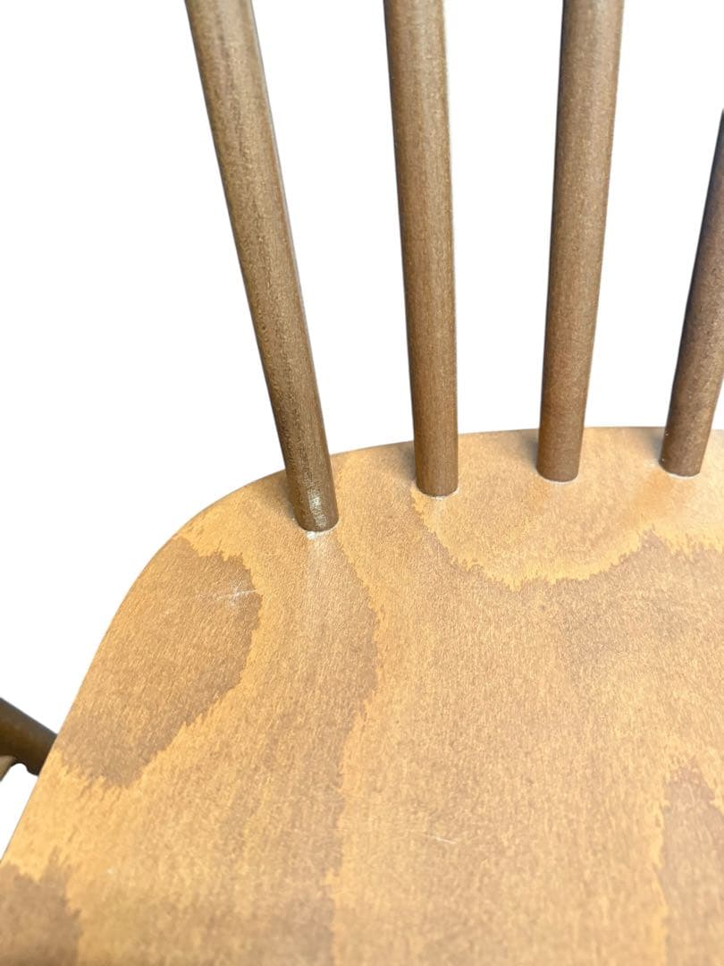 【2脚SET】美品 TON トン ウィンザーチェア カウンターチェアブラウン