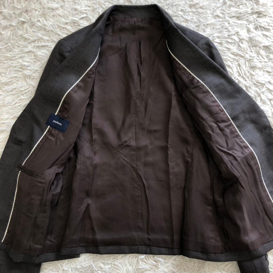 高級感✨ NEWYORKER パンツ スーツ セットアップ 茶系 XL 13号