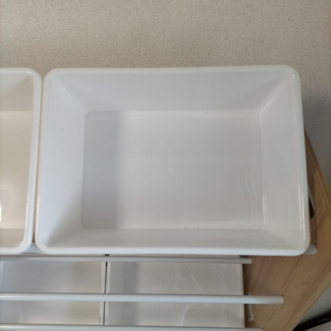 箱入れ替え可能　収納棚　12ケースタイプ　木目調