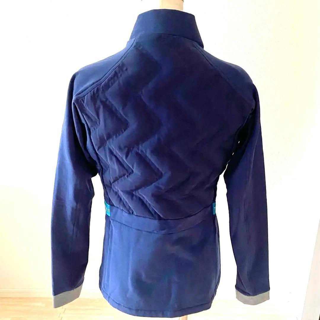 【新品】アディダス ネイビー 一部中綿 レディース L ゴルフウェアadidas