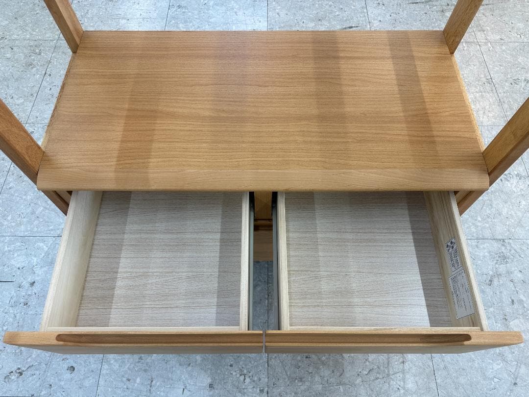 ニトリ　ワードローブ　アルナス２　ブラウン　天然木