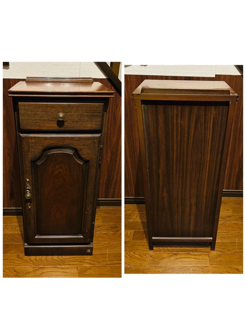 【良品】 コスガ 英国アンティークスタイル 花台 電話台