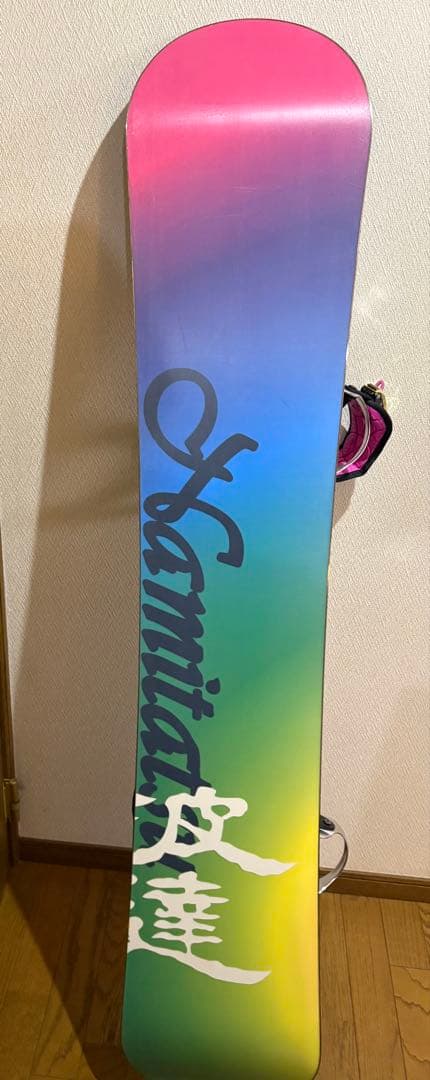 Harmonia スノーボード ピンク グラデーションセット　27センチ
