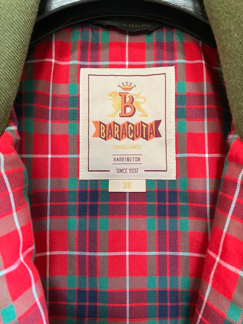 BARACUTA HARRINGTON G9ジャケット 38サイズ オリーブ