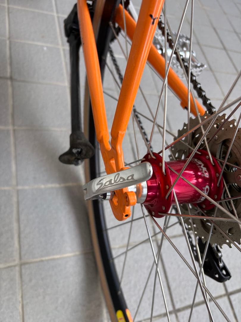 美品！貴重廃盤！SURLY クロスチェック サーリー　高級パーツ仕様カスタム車