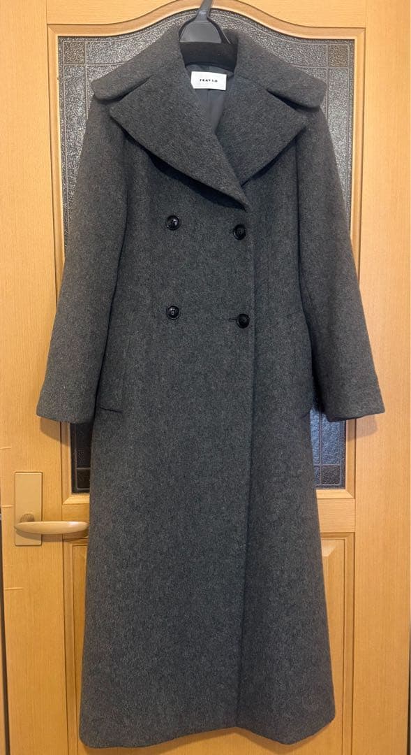 FRAY I.D ビッグカラーウールコート