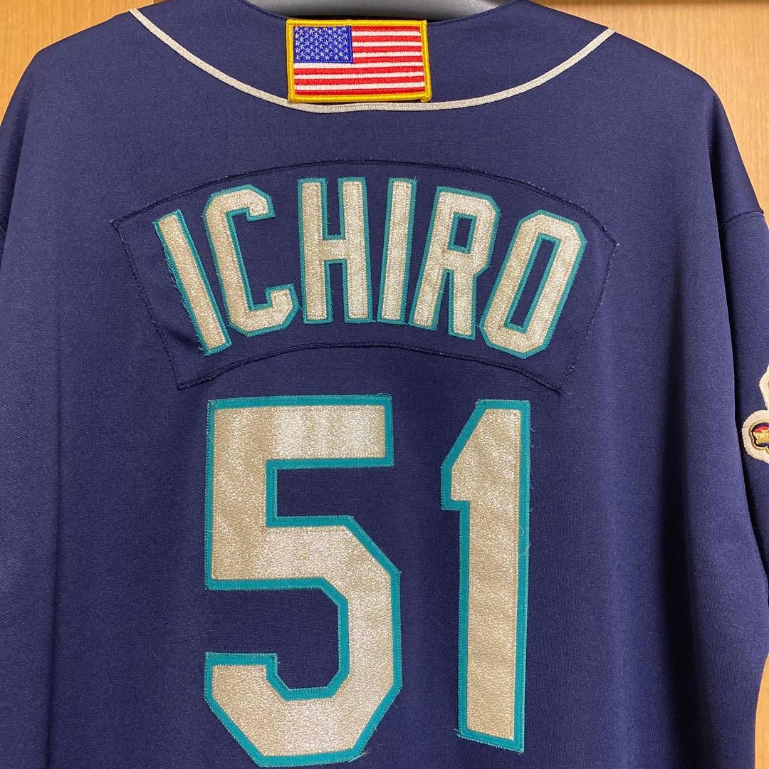 イチロー 51 2001オールスターユニフォーム【同時多発テロ追悼星条旗】