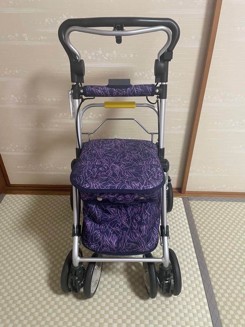 極美品　須恵廣工業 シルバーカー スイートIII ダークパープル 668